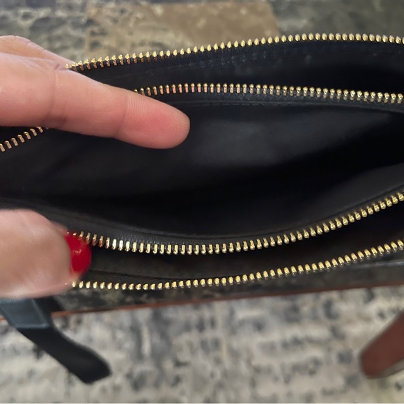 Lululemon black gold Now and Always Wristlet zippered wallet - Picture 5 of 15